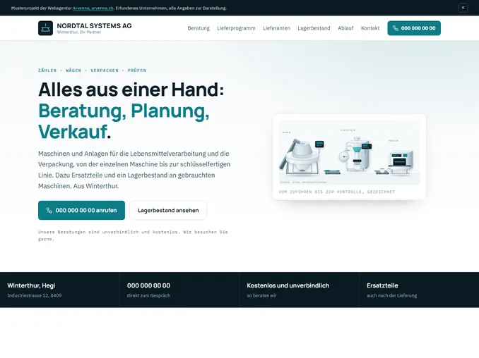 Vorschau Musterprojekt Lebensmitteltechnik